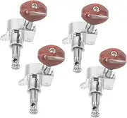 TOGEVAL Guitar Tuning Pegs Heavy Duty Metal Tuner Keys Replacement Tuning Pegs for Bass Guitar