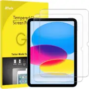 Screen Protector for iPad 11th/10th Generation 9H Tempered Glass HD Clear 2-Pack
