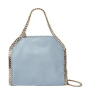 Stella Mccartney Falabella Chain-Link Mini Tote Bag One size duck egg color