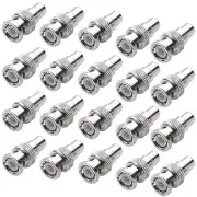20 x BNC Male to RCA Female Connector Adapter for CCTV Security Camera Cable 1CF