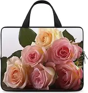 Laptop Case Sleeve Shockproof Computer Carrying Bag Roses Flower Notebook Case Cover Laptop Bag Water Resistant Computer Cases Tablet Briefcase for Travel Business 12 Inch