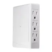 Go Green Power GoGreen Power Side Mount Wall Tap 6 Outlet White (GG-16000TSM)