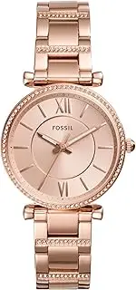 [FOSSIL] Women's Carlie Stainless Steel Casual Quartz Watch, Carlie - ES4432