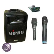 Mipro MA505PA Battery Portable PA System, Bluetooth, Wired & Wireless Handheld