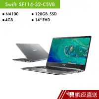 在飛比找蝦皮商城優惠-ACER 宏碁 SF114-32-C5VB 14吋 筆電 銀