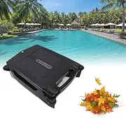 Automatic Robotic Pool Cleaner, Solar Powered Pool Skimmer Robot with Dual Charging, 2 Modes, Cordless Pool Vacuum with Auto Obstacle Avoidance, Path Optimization, Hold 3.4L Waste