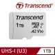 【Transcend 創見】USD300S microSDXC UHS-I U3 V30/A2 1TB 記憶卡(TS1TUSD300S-A附轉卡)