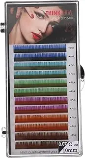 Vaguelly Colored Eyelash Extensions Soft and Natural Looking False Lashes for Home DIY Salon Use Long Lasting Curl Easy to Apply present for Friends