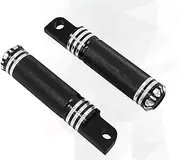 Rear Passenger Footpeg Motorcycle Rear Passenger Footrest For Ha&rl&ey For TO&UR&IN&G FLTRX FLHT For Sp&or&ts&te&r XL 1200 For Softail FXBB For Dyna(Black)