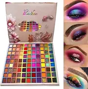 (99 Colors-A) - 99 Colours Eyeshadow Palette, Rechoo Rainbow Colours Fusion Eyeshadow Palette, Professional Matte Glitter Makeup Pallet, Colourful Powder Long Lasting Eye Shadow