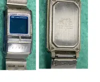 在飛比找露天拍賣優惠-二手市面稀少復古金屬CASIO LA-200手錶(電池無電不