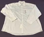 Van Heusen Men Regular fit Long Sleeve Button-Up Shirt 18 - 34/35 White