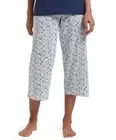 HUE SleepWell Icy Margarita Pajama Pants Capri SMALL