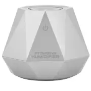 (Silver)180ml Mini Shape Air Humidifier Home Car Office Diffuse