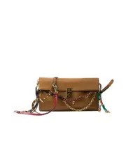 Prada Tassel Detailed Large Shoulder Bag One size caramel color