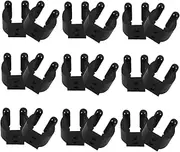 LAPYAPPE 20Pcs Wall Mount Pole Clamp Fishing Rod Holder Pool Bracket Durable Support for Snooker and Fishing Equipment Easy to Install Stable Storage