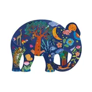 150pc Djeco Elephant Shaped Art Jigsaw Puzzle Kids/Children Game 33x23cm 6y+