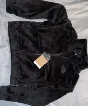 The North Face Osolita Full Zip Jacket Girls TNF Black Size L (14/16)