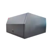 Black Flat Aluminium Canopy Gullwing Tool Box Ute Tray Toolbox 1780 x 1000 x 850