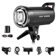 SK400II-V 400Ws Photo Studio Strobe Flash Monolight Light with Bowens Mount &...