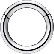 Cisyozi 8G 6G 4G 2G Titanium Septum Rings Hinged Ear Gauges Hoop Earrings Clicker Stretching kit Hypoallergenic Medical Implant Septum Nose PA Rings Piercing Jewelry Women Men 12mm 14mm 16mm 19mm