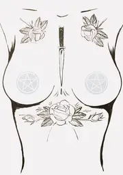 [Pastease] Sparkly Pentagram Pasties