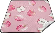 Cute Cartoon Pink Personalized Waterproof Picnic Essentials Water Resistant Camping Blanket Packable for Outdoorsy People Picnic Items Mantas para parques
