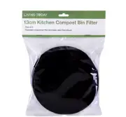 6X Filter Pad For Kitchen Compost Bins Compost Bin Filter Replacement Kit 13CM