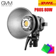 GVM P80S 80W Fresnel Light 5600K LED Video Light Bowens Mount for Stduio Video