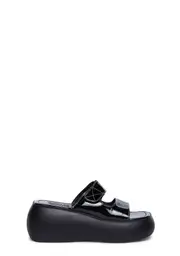 [Shellys London] Lola Patent Flatform Wedge Mules