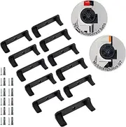 Wall Mount for Lego Speed Champions (10 Pack + 1 Bonus) | Compatible with 76*** Sets (2020 and later) | includes Large Size for McLaren Solus GT | Car Model Display Hanger & Holder