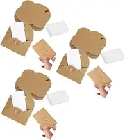 Operitacx 180 Sets Versatile Paper Envelopes Heart-clasped Mailing Envelopes for Wedding Invitations Greeting Cards Blank Cards