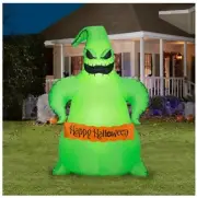 Gemmy The Nightmare Before Oogie Boogie with Sign 5ft Airblown Inflatable (NIB)