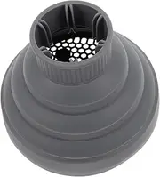 CLISPEED Collapsible Hair Dryer Diffuser Attachment Grey Nozzle for Curly Hair and Enhances Styling