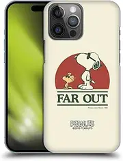 Head Case Designs Officially Licensed Peanuts Snoopy Woodstock Far Out Woodstock 50th Hard Back Case Compatible with Apple iPhone 14 Pro Max