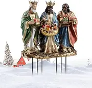 Decorative Stakes for Yard - Nativity Scene Yard Art Acrylic 2D Garden Stak | Christmas Supplies Religious Wear-Resistant Pathway Decorations for Easte & Christmas