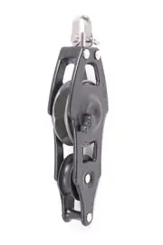 NAUTOS 92078 -BLOCK ORGANIC 57 MM -FIDDLE SWIVEL RATCHET W/BECKET-SAILBOAT BLOCK