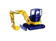 Agatsuma Diapet DK-6104 1/32scale Komatsu Mini Excavator PC50MR Galeo