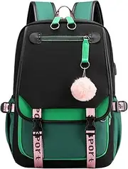 [WRhexande] Student Backpack Laptop Bag Casual Travel Backpack Suitable for School Commuting and Travel Available for Men and Women