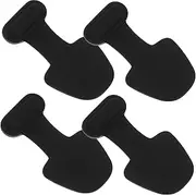 KOMBIUDA 4Pcs Plug Stopper Mobile Phone Cover Dust Plug for Type C Charging Port Stylish Earphone Jack Pendants Compatible with All USB C Devices