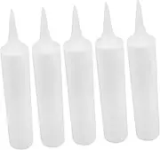 TOBBOMEY 5PCS Refillable Caulking Sealant Tubes for Use for Filling Gaps Tiles Lightweight User Friendly Design for Efficient Sealing