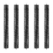 VEVOR Gutter Guard Brush 15 FT Length Bristle Leaf Guard Fit for 5 Inches Gutter