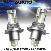 9003 H4 LED Headlight Bulbs High Low Beam Super White Conversion Kit Plug & Play (for: Smart)