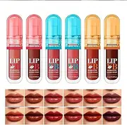 Makeup Lip Gloss | Nourishing Lip Balm Gloss Set of 6,Non-greasy Lipstick Set for Travel Dating Friends Gathering Commuting Wedding