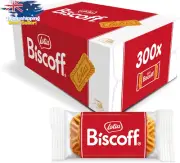 Lotus Biscoff Caramelized Biscuits, 300 Pack, Individually Wrapped