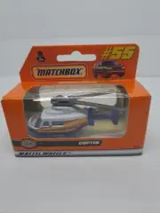Vintage 1998 MATCHBOX SUPERFAST #55 COPTER HELICOPTER NEW IN BOX 37277 Die-Cast