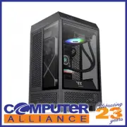 Thermaltake Mini-ITX The Tower 100 TG Black Case CA-1R3-00S1WN-00