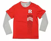 Outerstuff NCAA Youth Rutgers Scarlet Knights 2 in 1 Shirt Combo Pack, Grey/Red