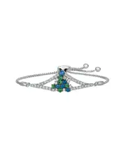 Le Vian 14K 1.46 ct. tw. Diamond & Gemstone Bolo Bracelet