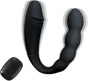 Anal Plug Anal Butt Plug U Shaped Double Vibrator Powerful Dildo Silicagel Anal Adult Backyard Masturbator Sex Machine Adult Couples Flriting Sex Toys